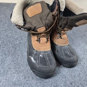 Weatherproof‎ Mens 11M Insulated Winter Snow Boots Thinsulate Faux Fur Lined